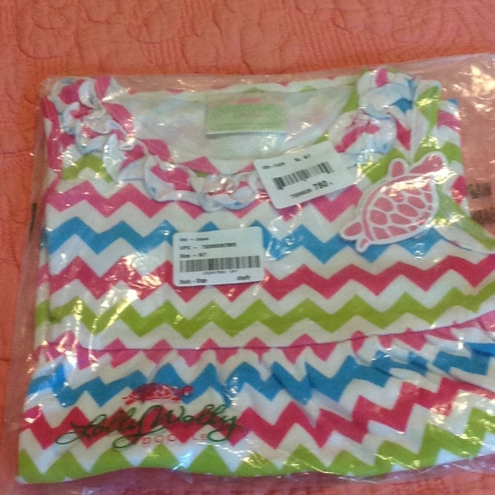 Lolly Wolly Doodle Tunic size 6/7